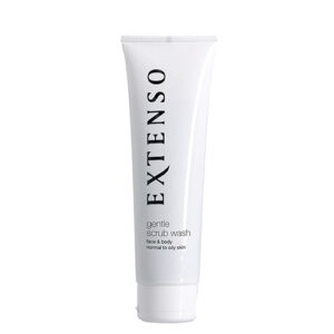 Gentle scrub wash